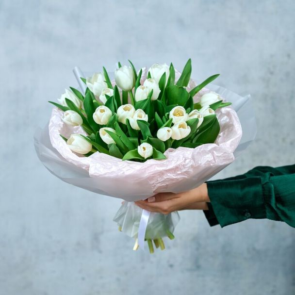 Букет из 21 тюльпана