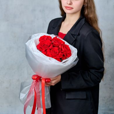 Букет из 5 красных роз